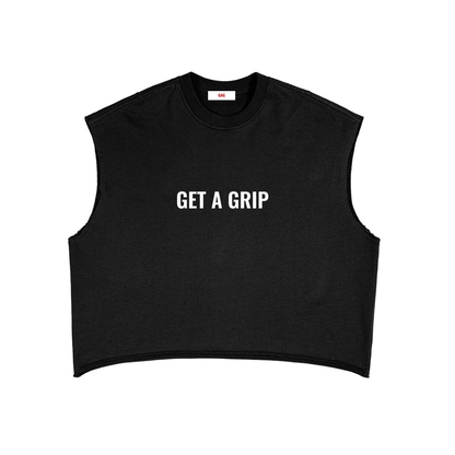 GET A GRIP French Terry Boxy Tank Top