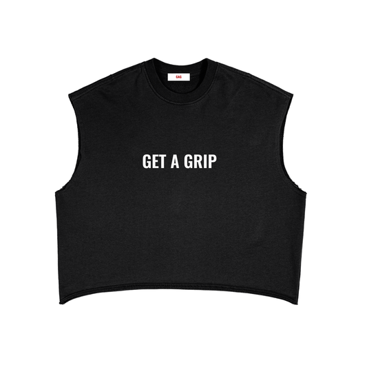 GET A GRIP French Terry Boxy Tank Top