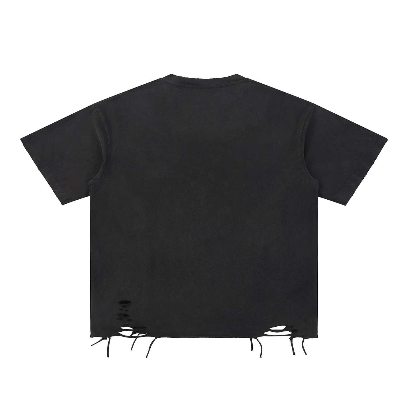 GAG Unisex Distressed Raw-Hem T-Shirt