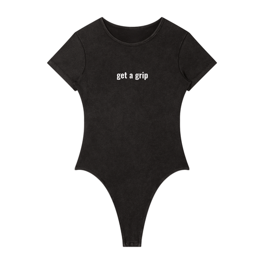 GAG Mineral Wash Crewneck Bodysuit