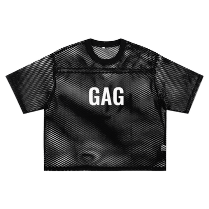 GAG See-through Boxy Net T-Shirt